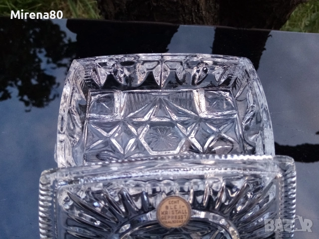 Кристална кутия за цигари или бижута - НОВА !, снимка 5 - Антикварни и старинни предмети - 52281862