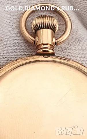 Джобен часовник HAMPDEN 14к., снимка 8 - Мъжки - 47911991