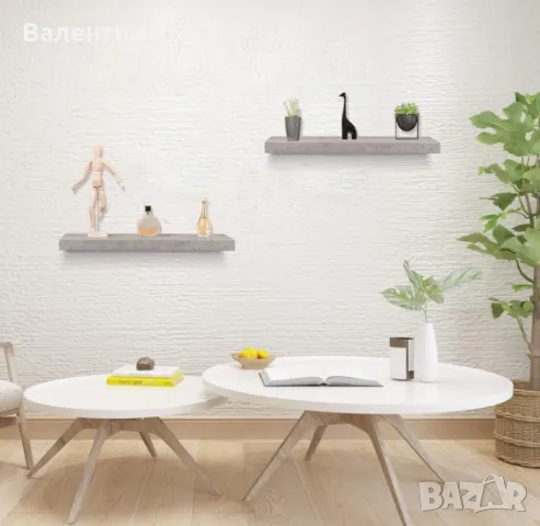 Стенни рафтове в различни цветове и размери от 40 до 70см, снимка 2 - Етажерки - 50398888