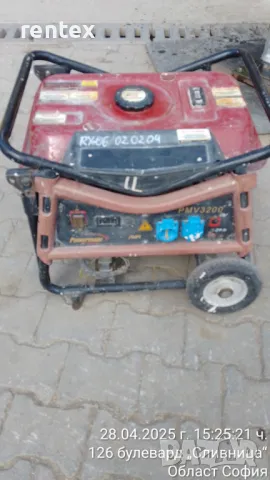 Генератор монофазен 3.0 kW Powermate PMV3200 2012, снимка 1