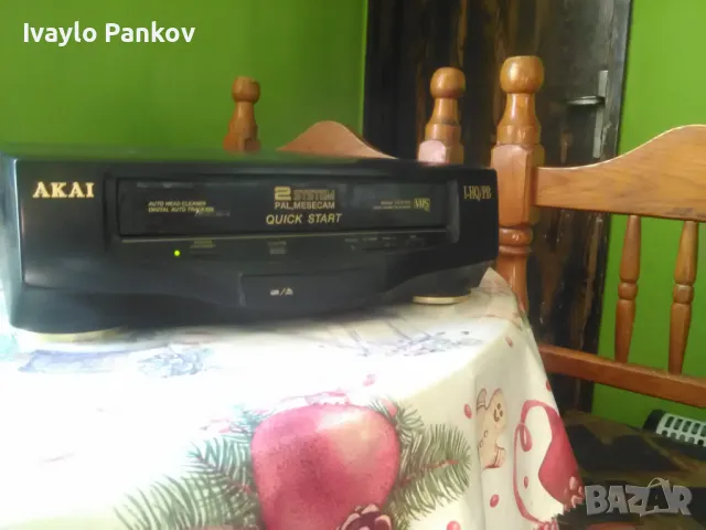 Видео касетофон марка AKAI , снимка 4 - Плейъри, домашно кино, прожектори - 48818842