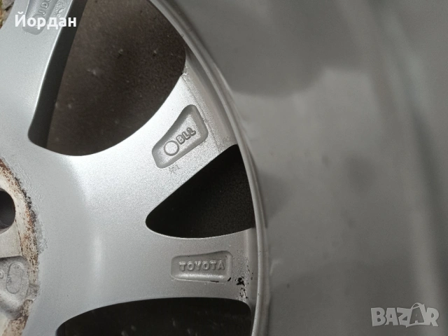ОРИГИНАЛНИ джанти 16 '' цола 5x114,3 TOYOTA AURIS / Тойота 60,1 ET45, снимка 10 - Гуми и джанти - 53522311