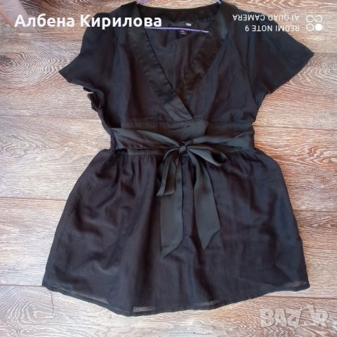 Черна официална туника на Н&М, 38 EUR, снимка 3 - Туники - 32565839