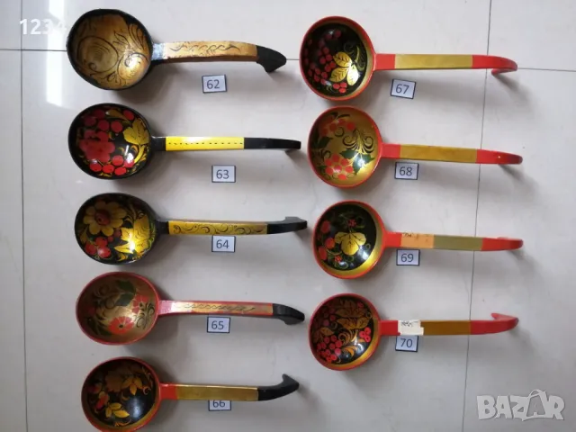 Дървени лъжици хохлома , снимка 11 - Други стоки за дома - 49173967