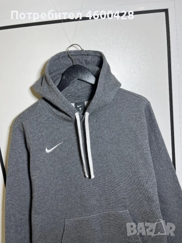 Мъжки суичър с качулка Nike (оригинал hoodie размер L Л), снимка 3 - Суичъри - 53344146