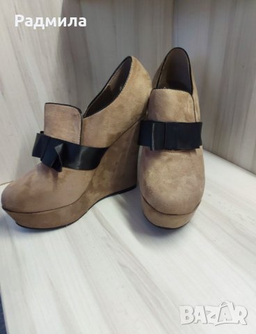 Обувки на платформа , снимка 3 - Дамски елегантни обувки - 38577112