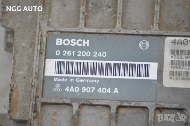 Компютър Двигател ECU Bosch 4A0 907 404 A / 0 261 200 240 / 26SA1211, снимка 2 - Части - 39760695