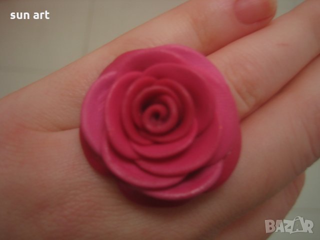 рози-арт пръстени , снимка 6 - Пръстени - 27633620