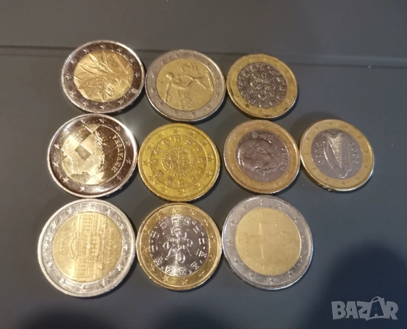 Лот евро монети , снимка 3 - Нумизматика и бонистика - 53558999