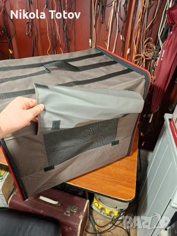 Продава се сгъваема клетка за куче,котка. , снимка 4 - За кучета - 53596834