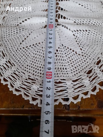 Стара плетена покривка #8, снимка 3 - Антикварни и старинни предмети - 44086783