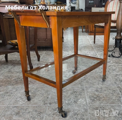 количка за сервиране от масив, снимка 7 - Маси - 53209217