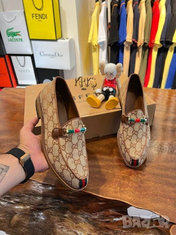 мъжки мокасини gucci , снимка 5 - Мокасини - 51392999