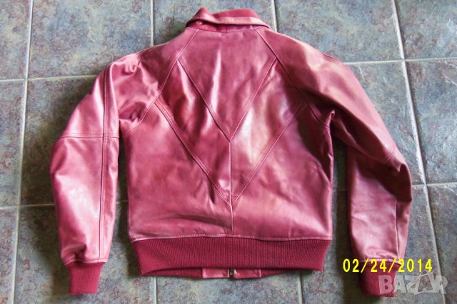 Дамско яке от естествена кожа, снимка 4 - Якета - 27904443