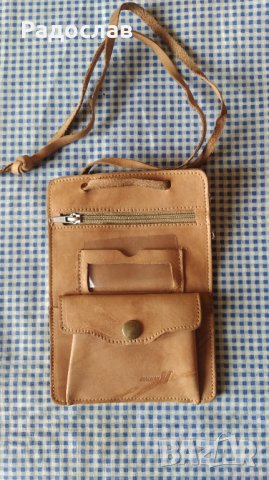 БГА Балкан стара кожена чанта , снимка 1 - Чанти - 43523227