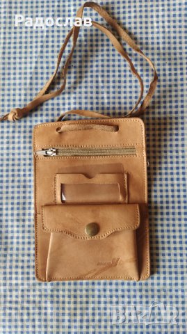 БГА Балкан стара кожена чанта 