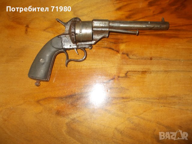 Голям щифтов револвер Navy, снимка 2 - Колекции - 43007366