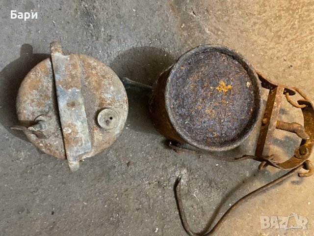 Стара миньорска лампа, снимка 12 - Други ценни предмети - 39279618