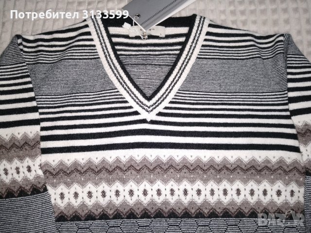 Великолепен мъжки пуловер - L, снимка 2 - Пуловери - 44034483