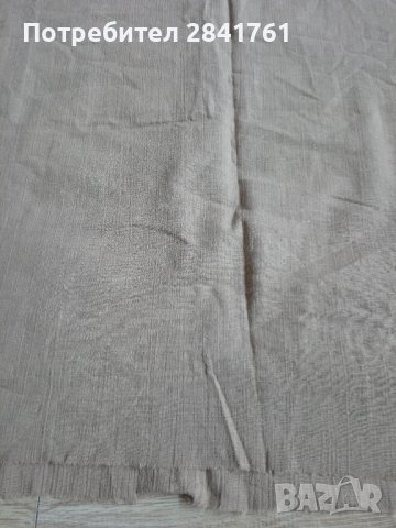 Светлокафяв памучен кенарен плат, снимка 2 - Платове и дамаски - 43141873