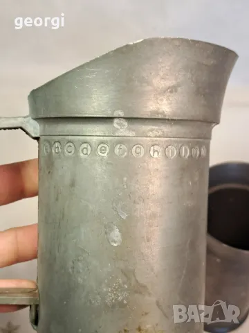 ретро цинкови мерилки за течност 23/5, снимка 2 - Антикварни и старинни предмети - 49341217