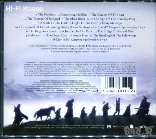 The Lord of the Rings-Enya, снимка 2 - CD дискове - 37477186