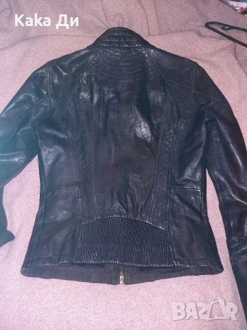 BERSHKA ЕСТЕСТВЕНА КОЖА, снимка 10 - Якета - 53096994