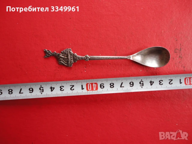 Колекционерска посребрена лъжичка 5