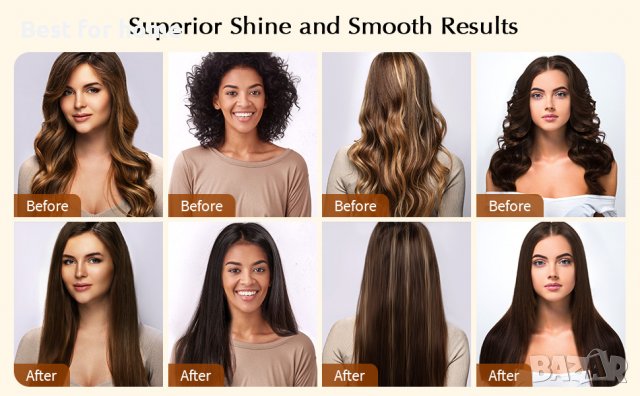 Четка- маша за изправяне и стилизиране на коса LANDOT, снимка 2 - Маши за коса - 39969052