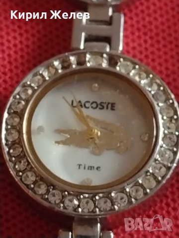 Марков дамски часовник LACOSTE TIME с много кристали стил и елегантност 41753, снимка 3 - Дамски - 43785888