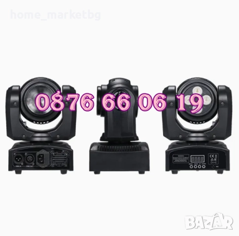 Дискотечен прожектор с 4 диода, прожектор Moving Head , снимка 5 - Декорация за дома - 52423556