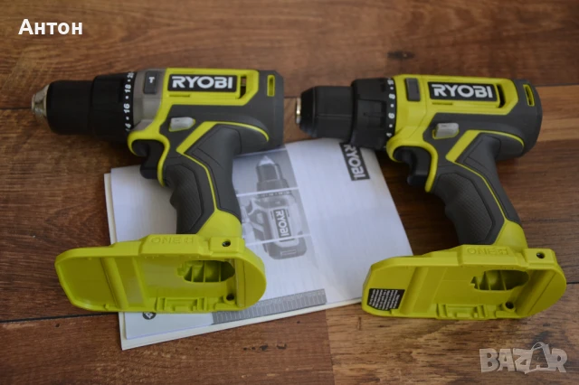 Нови, акумулаторени винтоверти с удар и без удар Ryobi 18V, 52Nm, снимка 2 - Винтоверти - 50854532