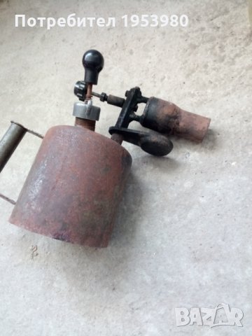 Стара бензинова горелка, снимка 3 - Антикварни и старинни предмети - 32516541