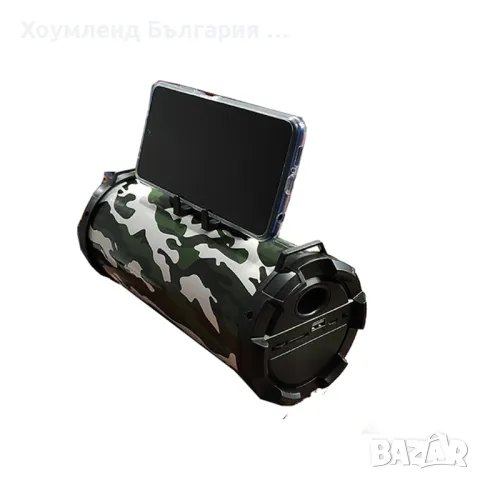 Преносима блутут колонка камуфлаж - Портативна HiFi тонколона, снимка 4 - Bluetooth тонколони - 48767716