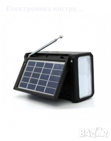 Блутут радио FP-9007BT-S, соларен панел, лампа, USBTF MP3, Powerbank, снимка 3 - Друга електроника - 43165645