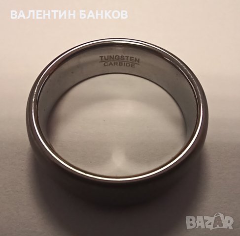 Пръстени от Титан,Волфрамов карбид и медицинска стомана, снимка 3 - Пръстени - 43099076
