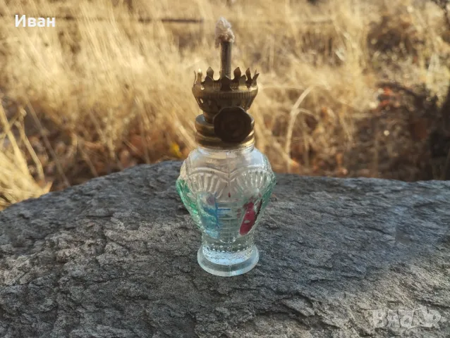 Мини газена лампа  , малка газова лампа , снимка 5 - Антикварни и старинни предмети - 48016207