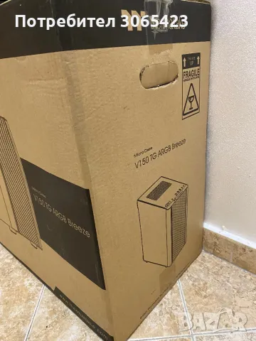PC геймърска кутия Thermaltake V150 TG ARGB Breeze - без страничен капак, снимка 4 - Геймърски - 47632086