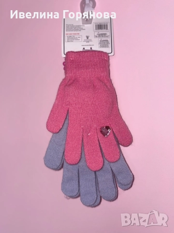 Комплект два чифта ръкавици и две гривни - , снимка 2 - Шапки, шалове и ръкавици - 52492090