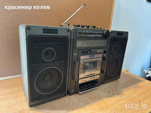 радиокасетофон "HITACHI TRK-9140E", снимка 5 - Радиокасетофони, транзистори - 53259534