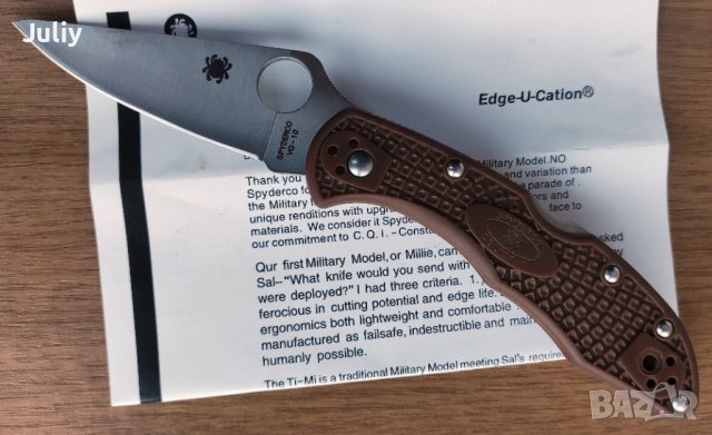 Spyderco Delica 4, снимка 13 - Ножове - 39228369