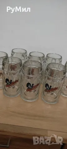 Комплект оригинални немски чаши за бира* Халби* 0,500 л* 8 броя, снимка 8 - Чаши - 47265244