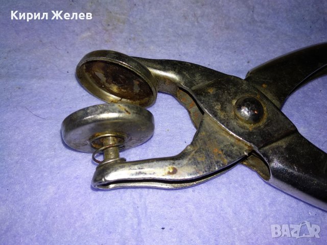 СТАРИ РЕДКИ МАРКОВИ КЛЕЩИ за ПЛОМБИРАНЕ или ДРУГО ВИНТИДЖ ИНСТРУМЕНТ 41294, снимка 12 - Антикварни и старинни предмети - 43803628