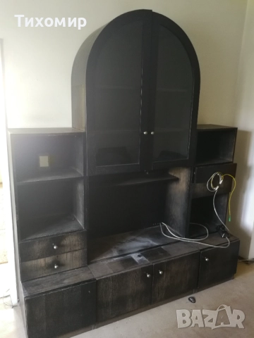 Черна секция за всекидневна