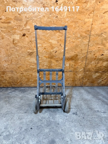 Ръчна количка алуминиева/сгъваема/багажна/товарна с натоварване до 125кг, снимка 3 - Друго търговско оборудване - 53271029