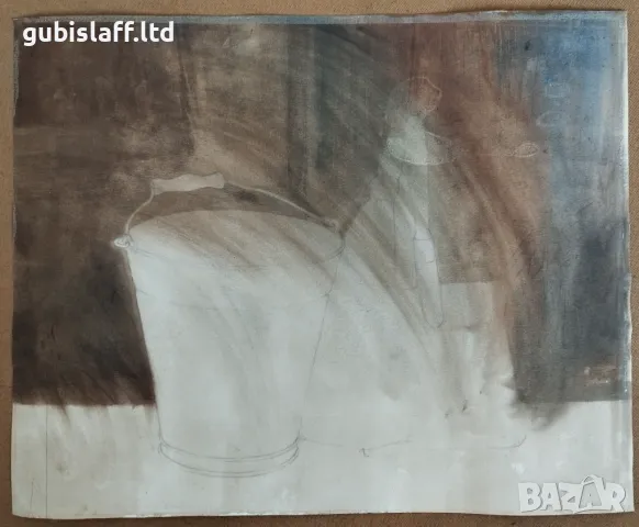 Kартина, реализъм, без заглавие, худ. Атанас Мацурев, 2006 г., снимка 5 - Картини - 49157142