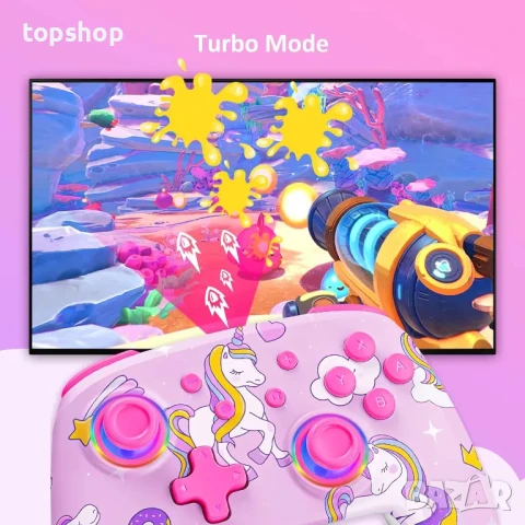 НОВ НЕОТВАРЯН джойстик NexiGo NS32 за Nintendo Switch с вибрация, снимка 3 - Аксесоари - 50556559