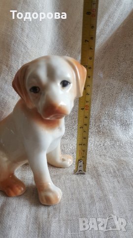 Колекционерска порцеланова фигура- куче, снимка 7 - Антикварни и старинни предмети - 26414785