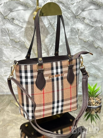 чанти Burbery mini Kova 🤎 ↕️ 29 cm ↔️ 25cm , снимка 3 - Чанти - 52125878