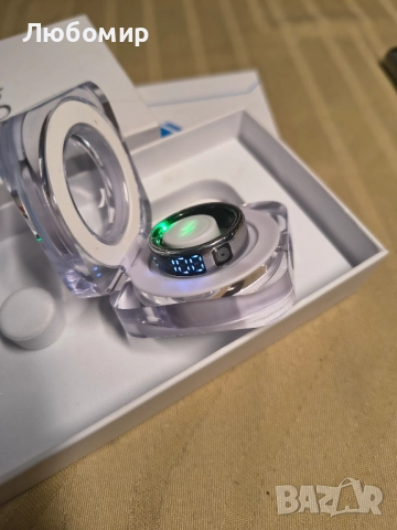 Смарт пръстен за проследяване на здравето с LED дисплей, носимо устройство за сън , снимка 3 - Смарт гривни - 51817755